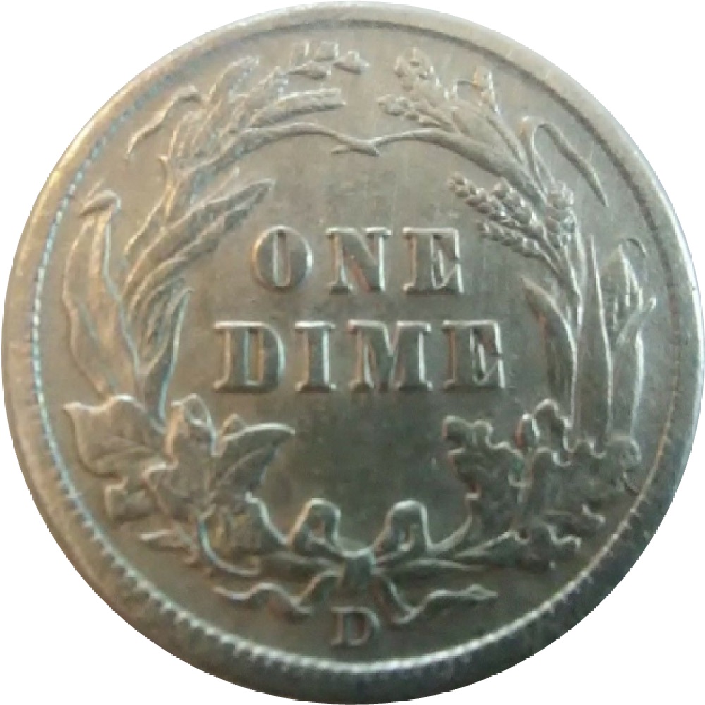 1911-D-10c-Barber-Dime